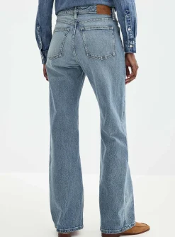 Bleached blue jean