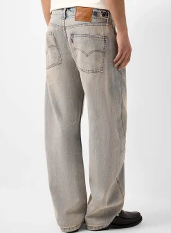Bleached blue jean