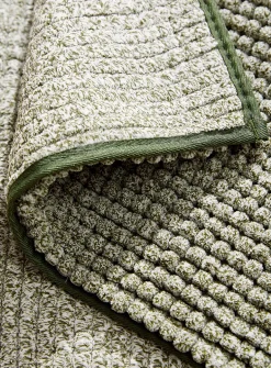 Bleached chenille bath mat