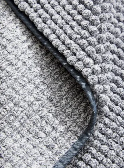 Bleached chenille bath mat