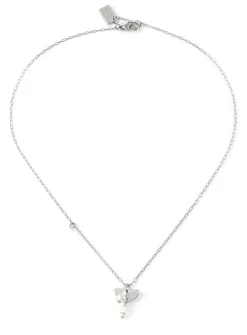 Blenio pewter and pearls necklace
