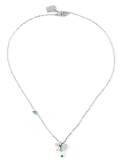 Blenio pewter and pearls necklace