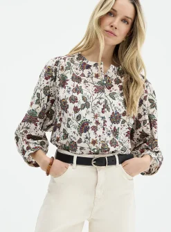 Blooming broderie anglaise blouse