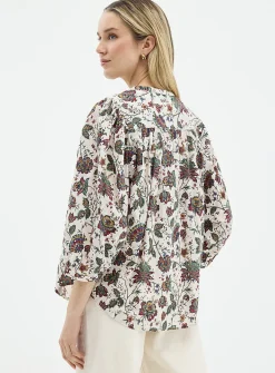 Blooming broderie anglaise blouse