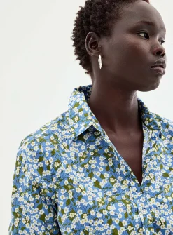 Blooming print shirt