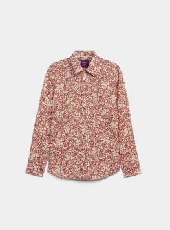 Blooming print shirt