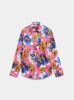 Blooming print shirt
