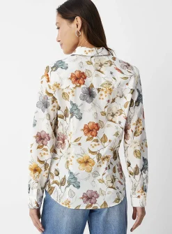 Blooming print shirt
