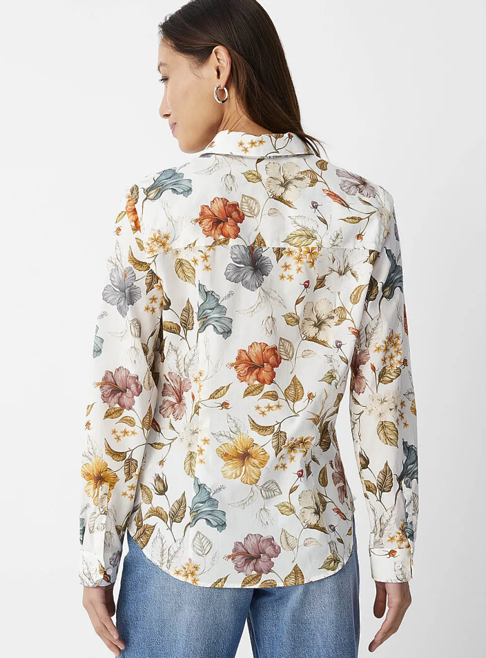 Blooming print shirt