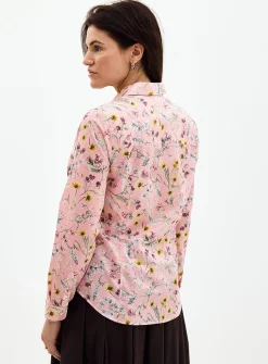 Blooming print shirt