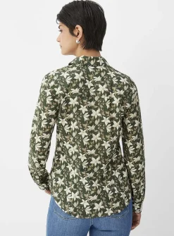 Blooming print shirt