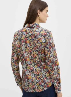 Blooming print shirt