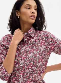 Blooming print shirt