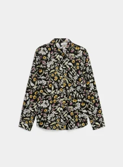 Blooming print shirt