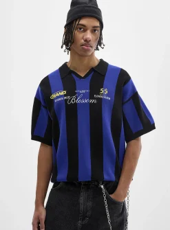 Blossom Johnny-collar rugby polo