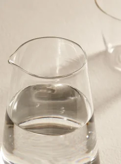 Blown glass carafe and glass set