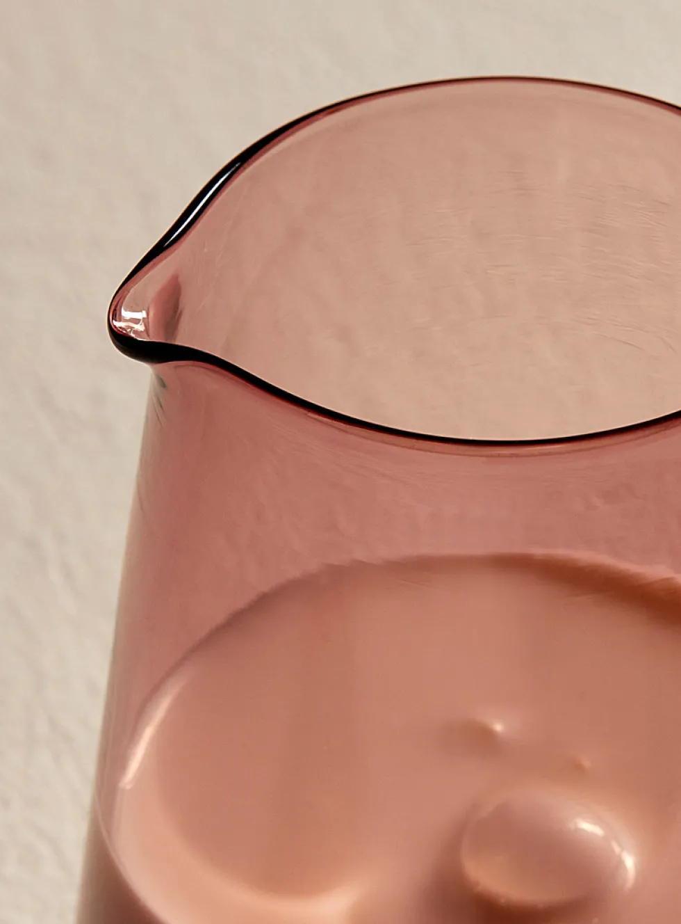 Blown glass creamer