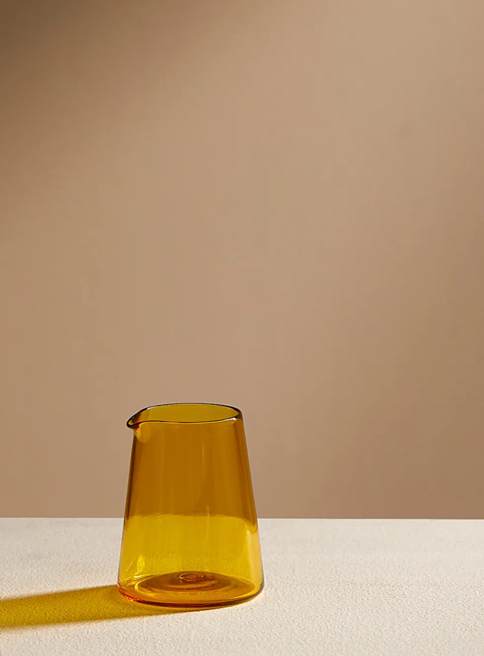 Blown glass creamer