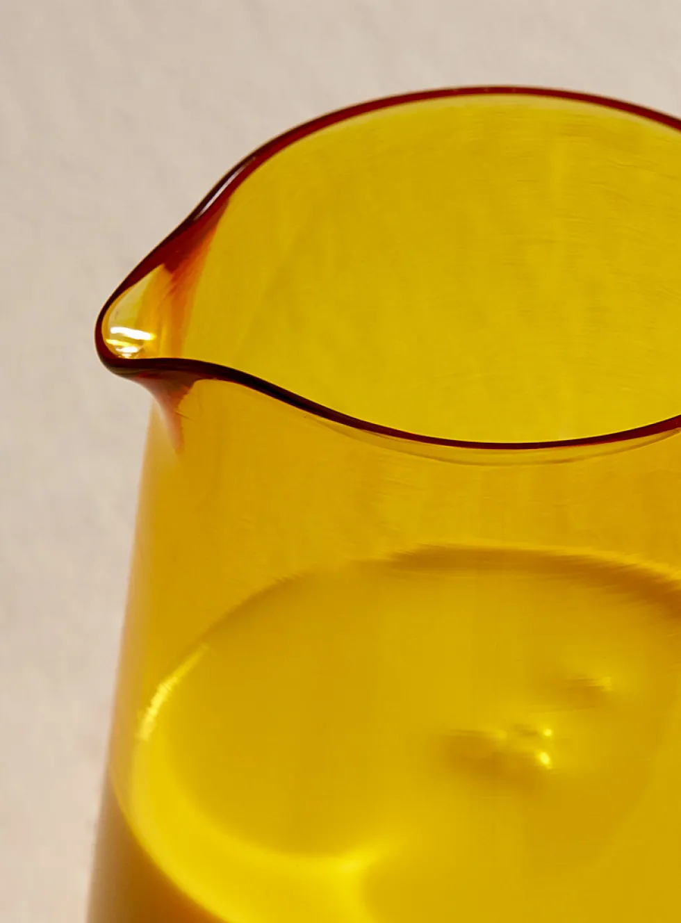 Blown glass creamer