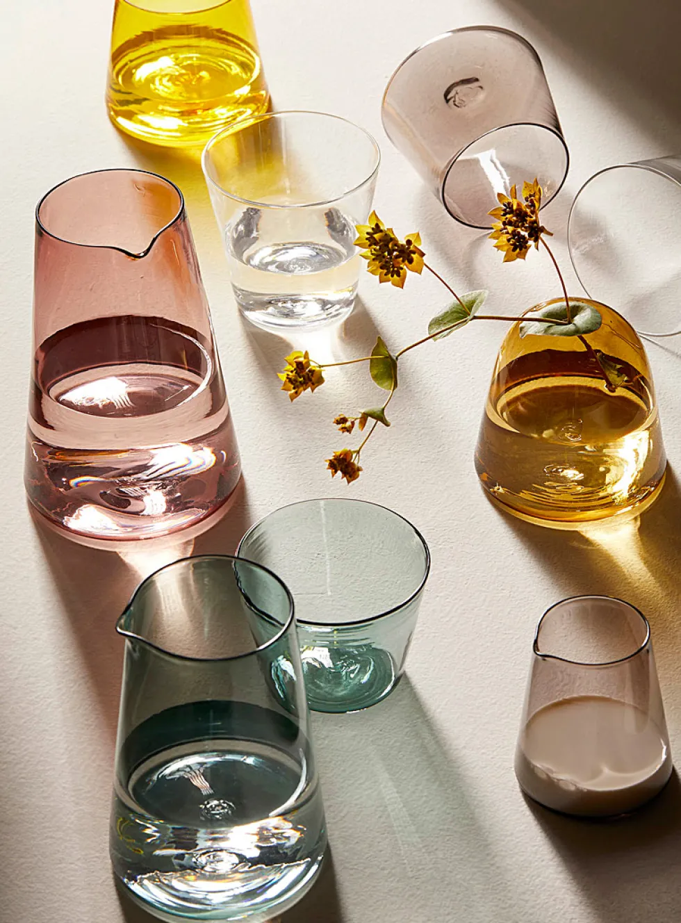 Blown glass decanter