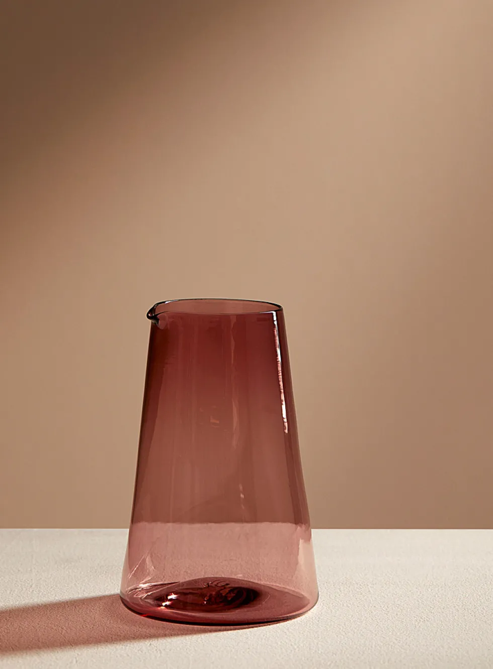 Blown glass decanter