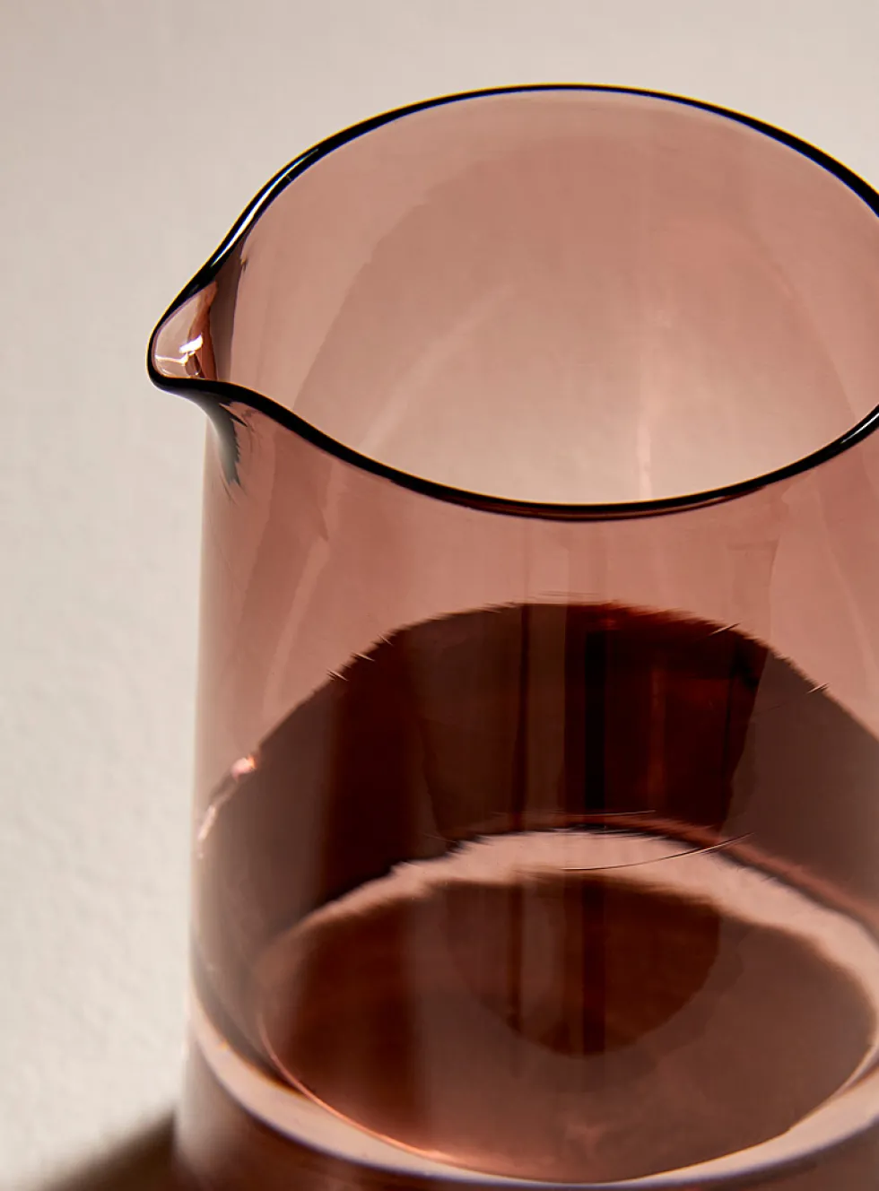 Blown glass decanter