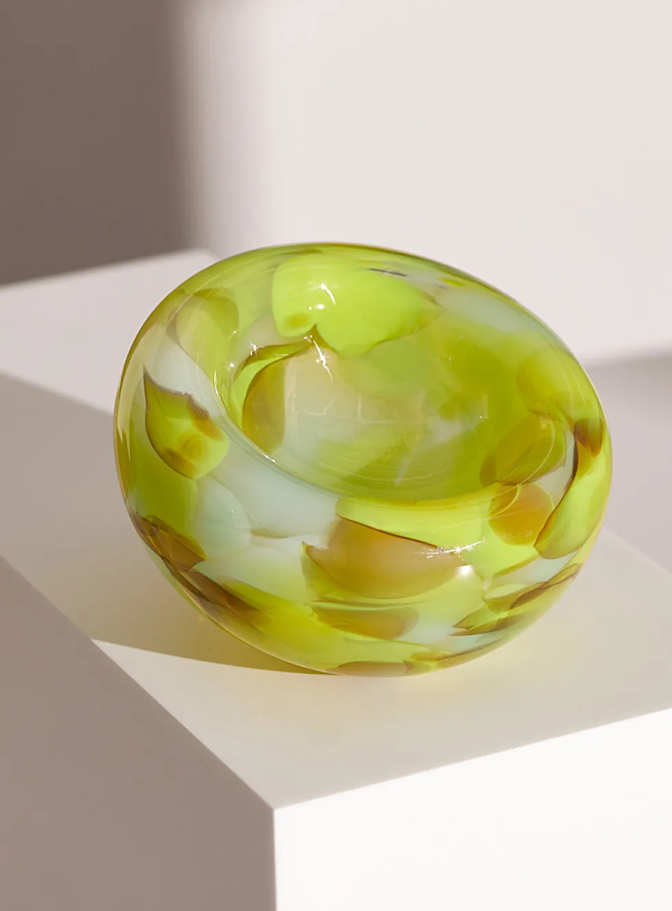 Blown glass nest bowl