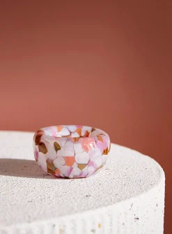 Blown glass nest bowl