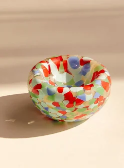 Blown glass nest bowl