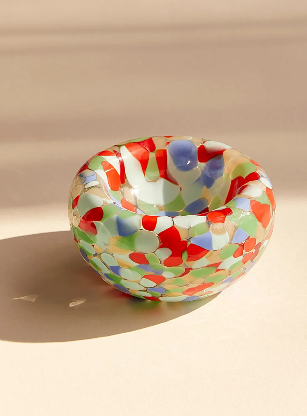 Blown glass nest bowl