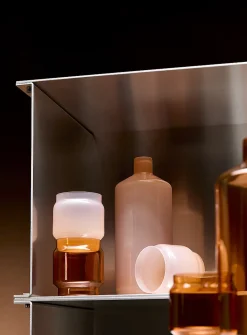 Blown-glass jug and glasses set