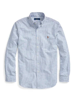 Blue check Oxford shirt