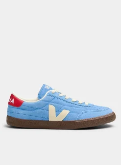 Blue suede Panenka sneakers