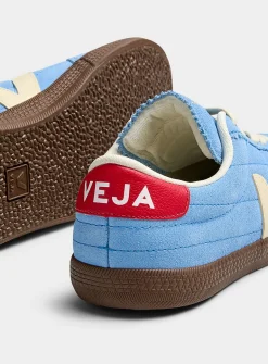 Blue suede Panenka sneakers