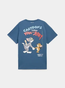 Blue Tom and Jerry t-shirt