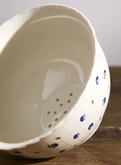Blueberry harvest large drip bowl