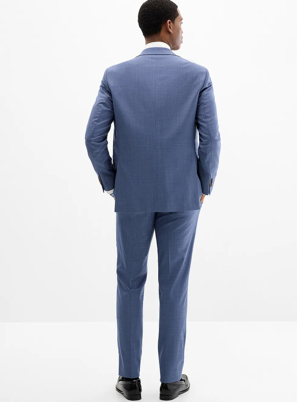 Blueberry piqué suit
