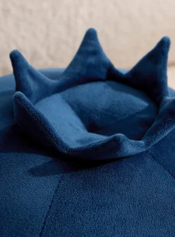 Blueberry velvet cushion
