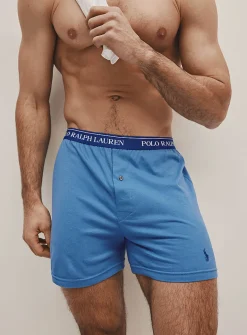 Blue-hued boxer