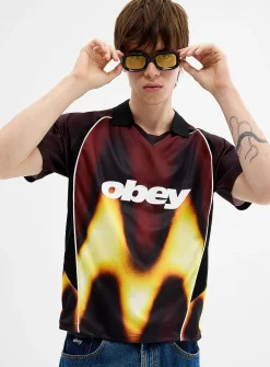 Blurred soccer jersey