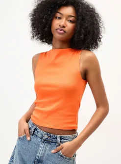 Boat-neck cami