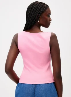 Boat-neck cami