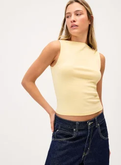 Boat-neck cami