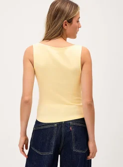 Boat-neck cami