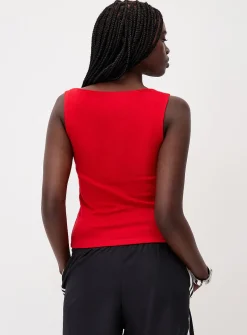 Boat-neck cami