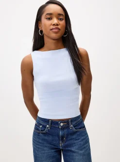 Boat-neck cami