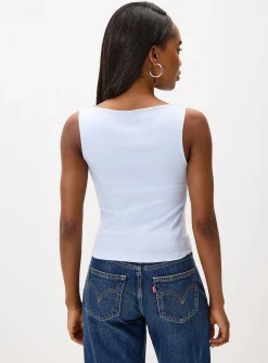 Boat-neck cami