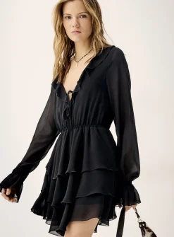 Bohemian chiffon dress