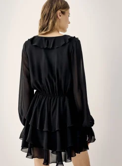 Bohemian chiffon dress