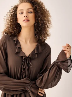 Bohemian chiffon dress